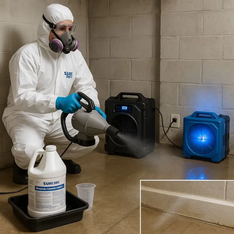 Sanitization and Odor Removal process in Bel Air South, MD